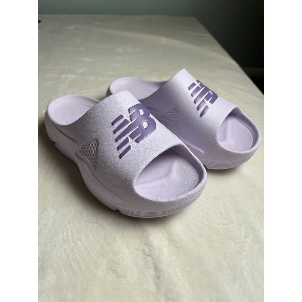 New Balance 200 2.0 Slides Lavender Purple Recovery Sandals Mens 6 Womens 7.5